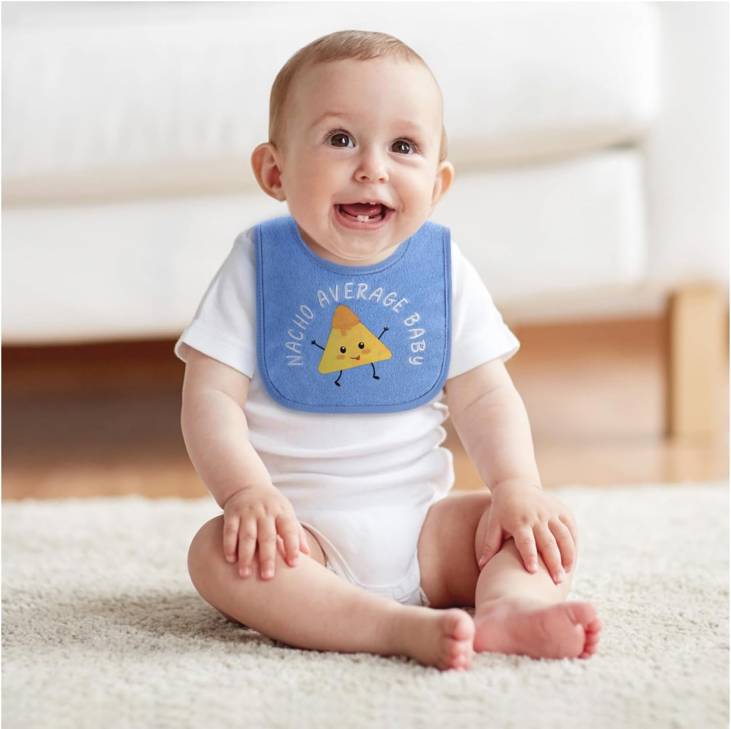 The Peanutshell Baby Boy Terry Bibs Set of 10-100% Cotton, Soft, Absorbent Baby Bibs, Toddler Boy Set, Newborn & Infant Bib - Oh Boy!