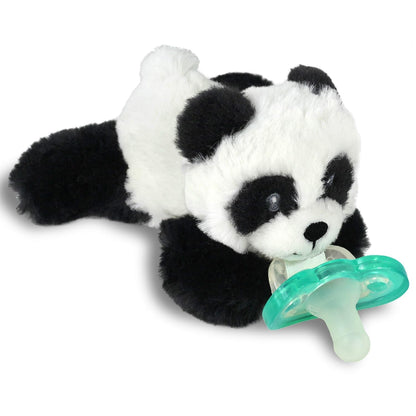 RaZbaby JollyPop Pacifier, Holder w/Detachable Baby Pacifier, Stuffed Animal RaZbuddy, All Ages 0M+, 100% Medical Grade USA Made Silicone, Machine Washable, Textured & Easy to Hold – Dragon