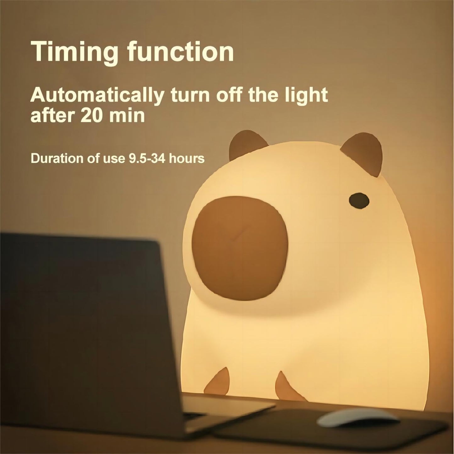 Cute Frog Night Light for Kids, Color Changeable Soft Silicone Sleeping Night Lamp for Nursery, Dimmable Timer Rechargeable Colorful Baby's Light Room Decor Children Gifts