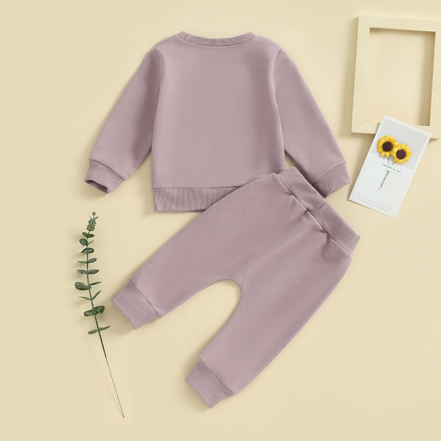 Kaipiclos Toddler Baby Girl Fall Winter Outfit Mamas Girl Long Sleeve Pullover Sweatshirts Jumper Pants Clothes Set