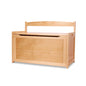 Melissa & Doug Wooden Toy Chest - White Furniture for Playroom - Kids Toy Box, Wooden Storage Organizer, Children's Furniture
