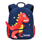 Dinosaur Anti-lost Backpack for Boys Kindergarten Preschool Bookbag with Chest Strap, Toddler Boys Backpack Daycare Bag, B-Green+Orange