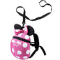 ﻿Baby Toddler Leash Baby Leash Backpack Little Kid Boys Girls Anti-Lost Travel Bag Harness Reins Cute Cartoon Backpacks with Safety Leash for Baby Backpack Leash for Toddlers 1-5 Years(Black red)