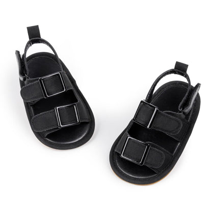 HsdsBebe Infant Baby Boys Girls Summer Beach Sandals Breathable Athletic Anti-slip Soft Sole Newborn First Walker Crib Shoes