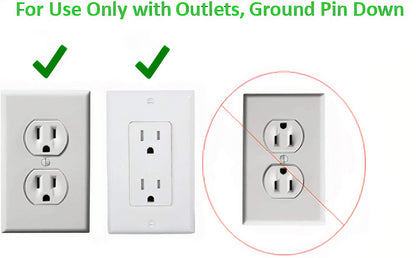 Sleek Socket Original & Patented Ultra-Thin Outlet Concealer with Cord Concealer Kit, Flat Extension Cord with Multi Outlets Power Strip, Ideal for Home Improvement, Hide Bulky and Messy Cords