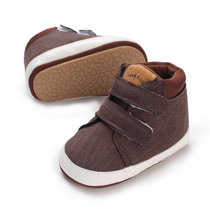 E-FAK Baby Shoes Boys Girls Infant Sneakers Non-Slip Rubber Sole Toddler Crib First Walker Shoes