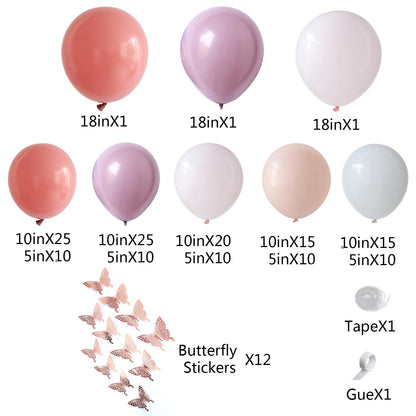 Spring Wildflowers Balloon Arch Kit 153Pcs Pastel Pink Blue Balloon Garland Kit, Daisy Flower Foil Balloons for Birthday Baby in Bloom Baby Shower Bridal Shower Wedding Wild One Party Decorations