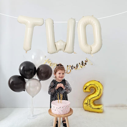 40 Inch Beige OH BABY Balloon for Baby Shower, Large Cream White Oh Baby Balloons Letters with Ribbon, Neutral Ivory Alphabet Oh Baby Balloon Banner Sign for Gender Reveal Backdrop Party Decorations