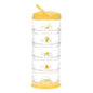 Innobaby Packin' Smart Stackable and Portable Storage System for Formula, Baby Snacks and More. 5 Stackable Cups in Lime Sorbet. BPA Free.
