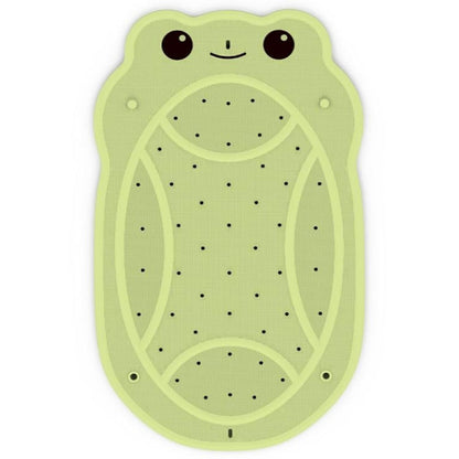 Bath Mat for Tub Non Slip Baby, Kids Bathtub Mat, 30"x18" Bath Mat for Baby, Natural Rubber no Odors, Textured Surface and Strong Suction Cups for Double Anti-Slip, Easy to Clean, Green