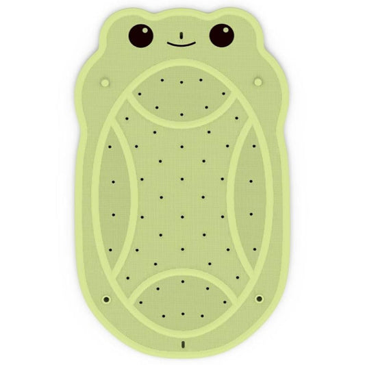 Bath Mat for Tub Non Slip Baby, Kids Bathtub Mat, 30"x18" Bath Mat for Baby, Natural Rubber no Odors, Textured Surface and Strong Suction Cups for Double Anti-Slip, Easy to Clean, Green