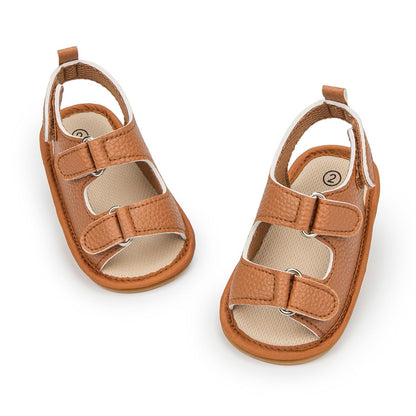 HsdsBebe Infant Baby Boys Girls Summer Beach Sandals Breathable Athletic Anti-slip Soft Sole Newborn First Walker Crib Shoes