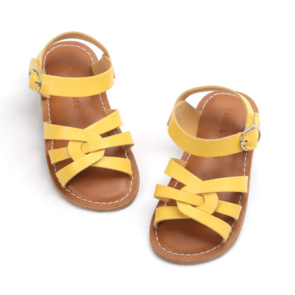 Felix & Flora Toddler Girl Sandals - Little Girl Easter Summer Dress Shoes Lightweight Open Toe Beach Holiday.