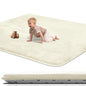 Thick Baby Play Mat for Floor,50 x 50 Playpen Mat,Tummy Time Foam Mat,Ultra Soft Support & Plush Feel,Easy Care with Non-Slip Cushioned for Infant,Kids and Toddler Crawling,Beige