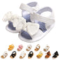 Ohwawadi Baby Boys Girls Sandals Soft Sole Summer Infant Wedding Dress Flat Shoes Beach Sandal Newborn Crib Shoes First Walkers