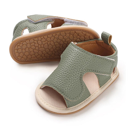 E-FAK Baby Boys Girls Summer Sandals Outdoor Beach Anti-Slip Rubber Soft Sole Newborn Toddler First Walker Shoes