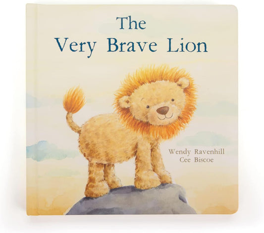 Jellycat The Very Brave Lion: A Baby Board Book Children's Book - Baby Gift