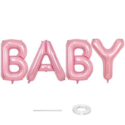 40 Inch Beige OH BABY Balloon for Baby Shower, Large Cream White Oh Baby Balloons Letters with Ribbon, Neutral Ivory Alphabet Oh Baby Balloon Banner Sign for Gender Reveal Backdrop Party Decorations