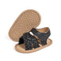Babelvit Infant Baby Girl Boy Sandals Comfort Premium Summer Outdoor Casual Beach Shoes with Flower Bowknot Anti Slip Rubber Sole Newborn Toddler Prewalker First Walking Shoes