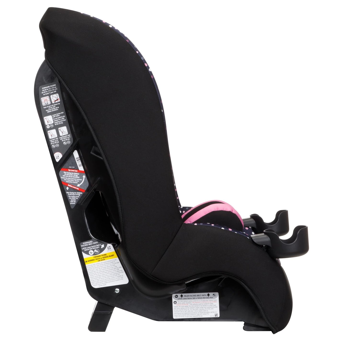 Disney Baby Jive 2 in 1 Convertible Car Seat,Rear-Facing 5-40 pounds and Forward-Facing 22-65 pounds, Mickey Teal
