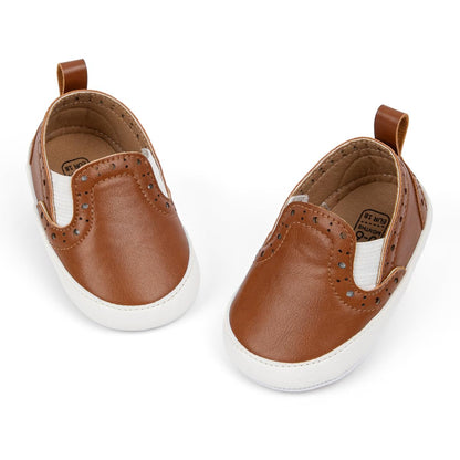 Morbido Infant Baby Boys Girls Canvas Sneaker Toddler Slip On Anti Skid Newborn First Walkers Candy Shoes for 0-18 Months