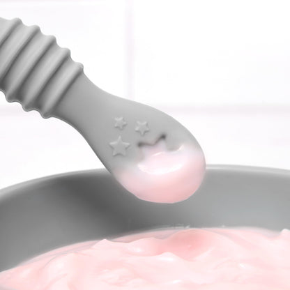 PrimaStella Little Dippers - First Stage Silicone Baby Spoon 6 Pack