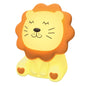 Night Light for Kids, 7 Colors Soft Silicone Kids Night Light with 3 Level Dimmable, Rechargeable Anti-glare Nursery Night Light with Warm White & Multicolor, Squishy Cute Lion Bedside Touch Lamp