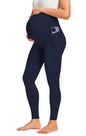 JOYSPELS Smooth Feeling Maternity Leggings Over The Belly with Pockets Workout Pregnancy Leggings