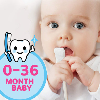 Disposable Infant Toothbrush, Tongue Cleaner, 40Pcs - Oral Care for 0-36 Month Baby + Free Finger Toothbrush