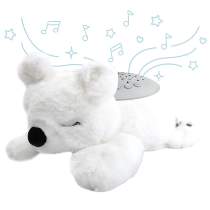 PureBaby Sound Sleepers Portable Sound Machine & Star Projector - Plush Sleep Aid for Baby and Toddlers with Soothing Night Light Display, 10 Lullabies, White Noise, and Heartbeat Sounds (Unicorn)