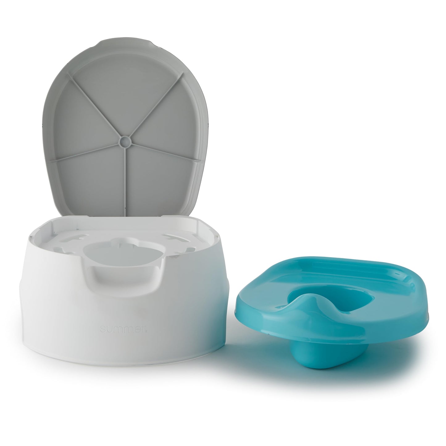 Ingenuity Prepare to Potty 3-in-1 System - Potty Training Toilet, Topper, Step Stool, Easy Setup, Pink, for Toddlers 18 Months+