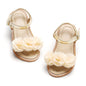 Felix & Flora Toddler Girls Sandals Soft Rubber Flats Summer Baby Flower Girl Shoes.