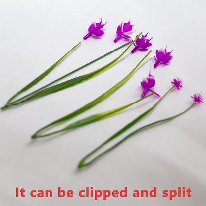 Artificial Phalaenopsis with Candles Diamond Lace Nearly Natural Orchid for Table Centerpiece Wedding Party Home Bar Restaurant Festival Decoration Pink Suit