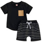 Mubineo Infant Toddler Baby Boy Summer T Shirt Shorts Outfits Short Sleeve Tee Tops Clothes Set