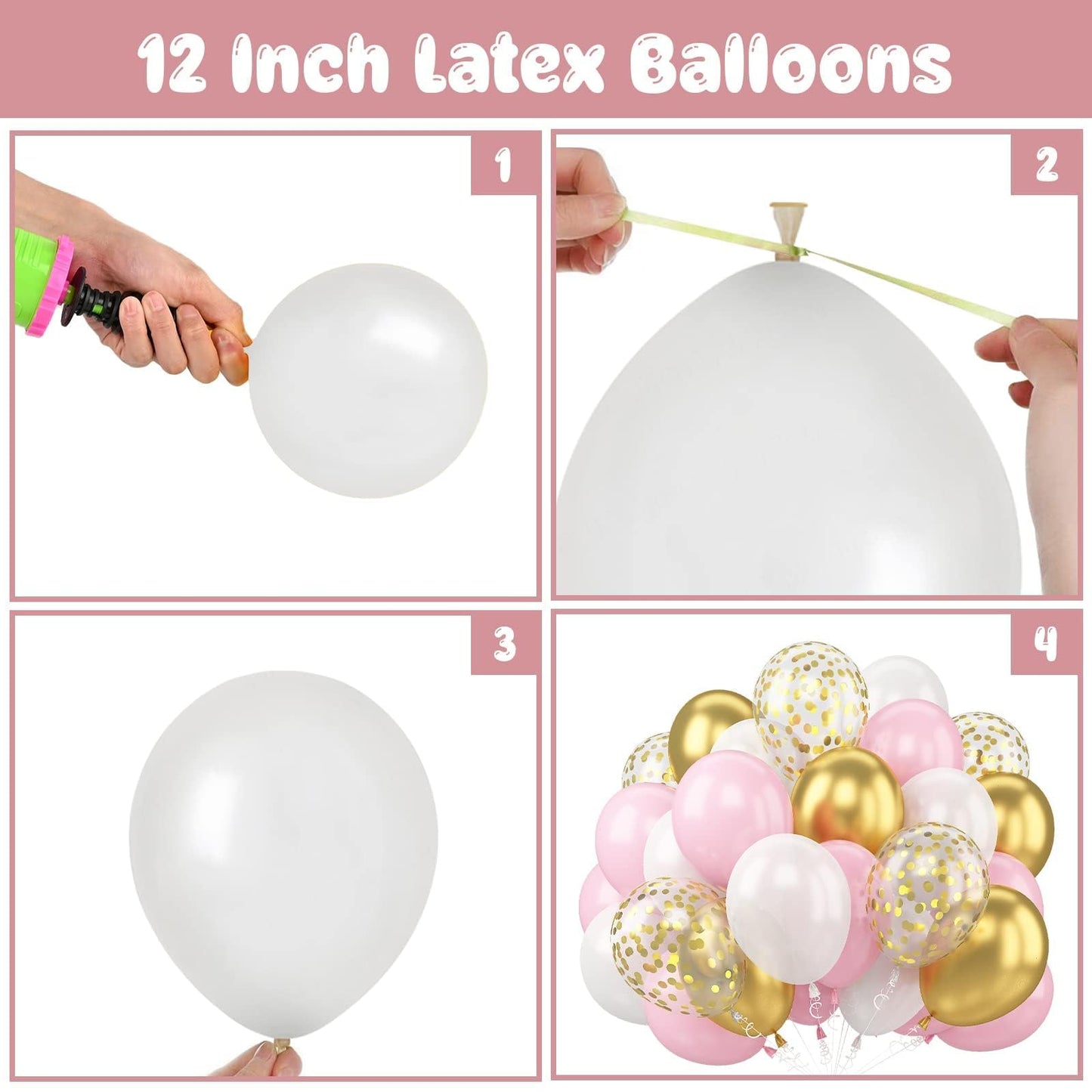Beige Balloons, 60 PCS 12 Inch Cream Nude Sand White Clear Latex Birthday Balloons for Birthday Baby Shower Wedding Party Decorations