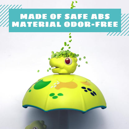 Sizobi Baby Bath Toys, Dinosaur Umbrella Bath Toy Sprinkler for Kids Toddler, Bathtub Spray Toy for Baby, Mold Free Bath Toys 2 3 4 5 6 Year Old Girl Boys Gifts, Bubbles Spinning & Sprinkler Effects