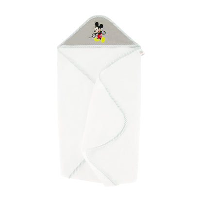 Disney Cudlie Baby Girl Minnie Mouse 2 Pack Rolled/Carded Hooded Towels in Happy Dots Print