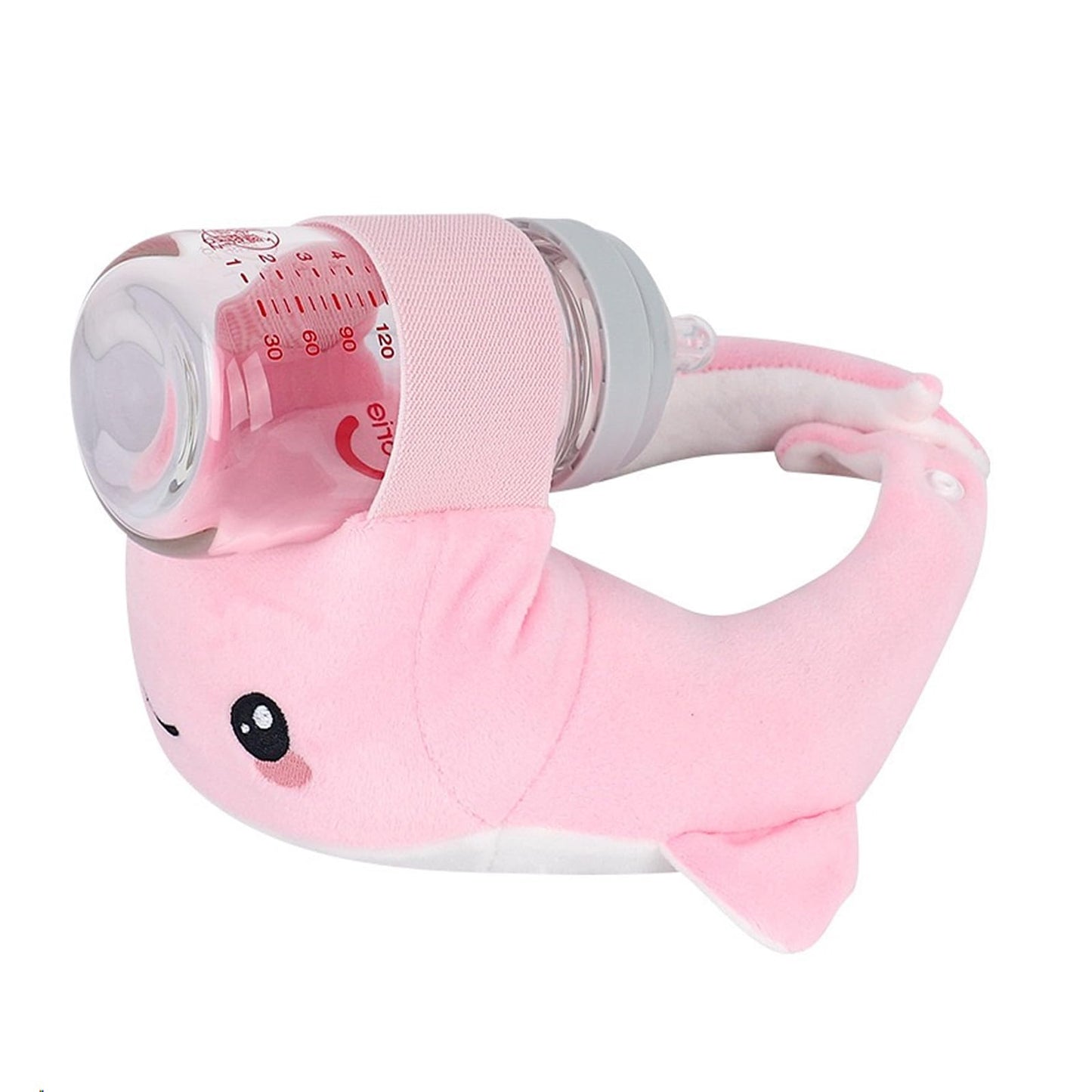 Baby Bottle Holder,Self Feeding Support Pad for Hands Free Bottle Feeding,Drying Rack Bottle (Grey)