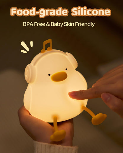 Panda Night Light, Cute Squishy Dimmable Lamp for Kids, Toddler and Baby Room, Bedroom Light