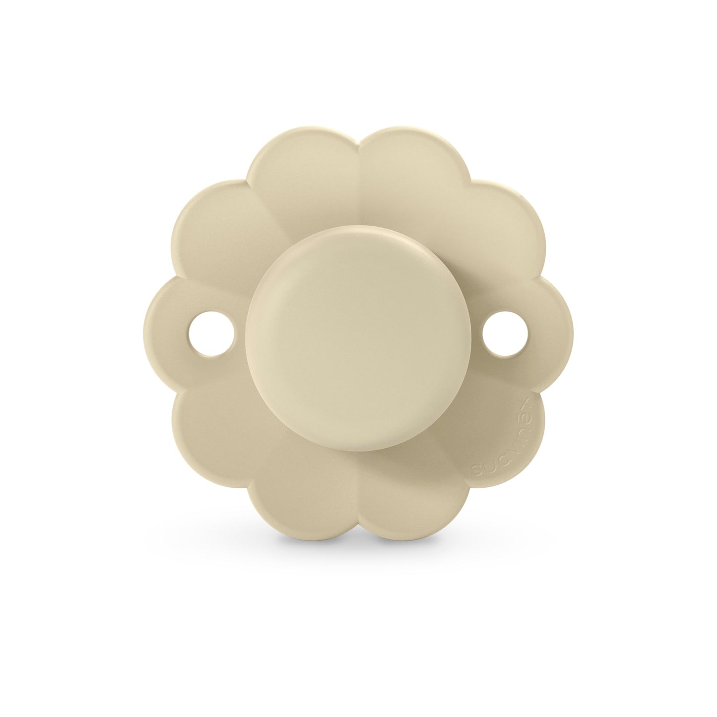 Suavinex Wonder Baby Pacifier, SX Pro Silicone Nipple, Reversible, Non Irritating Shield Design, 2 Pk Pacifiers 0-6 Months, Made in Europe, Mauve/Chalk