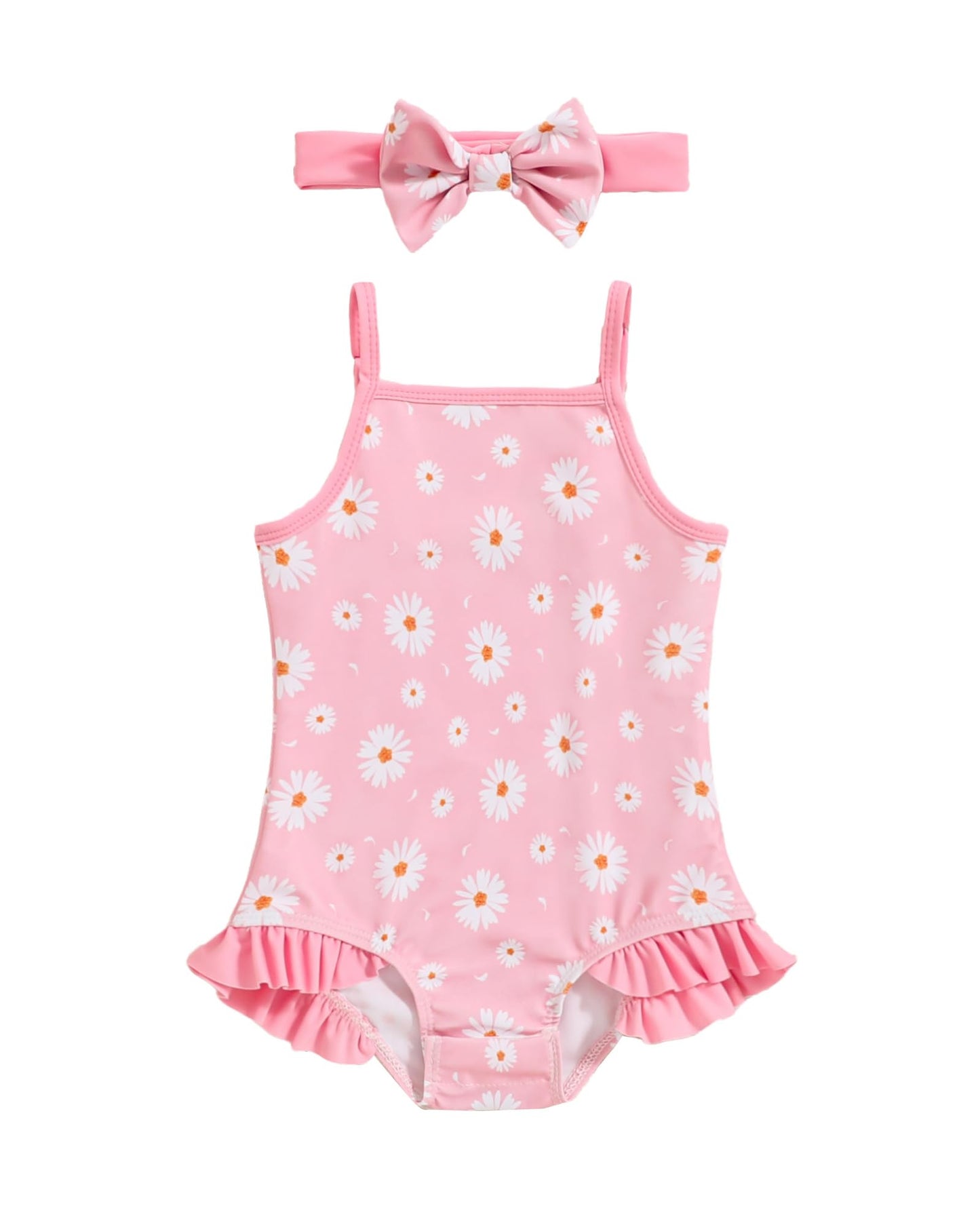 Mioglrie Toddler Baby Girl Swimsuit Infant Bathing Suits Summer Beach Swim Suit Newborn One Piece Swimwear for Girls