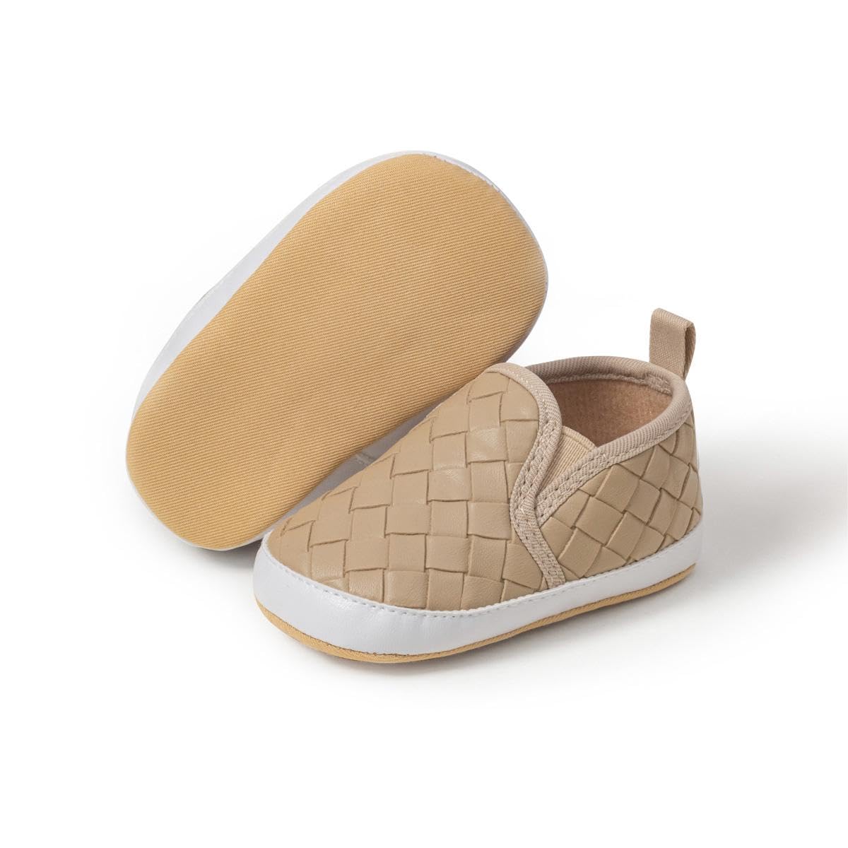 Morbido Infant Baby Boys Girls Canvas Sneaker Toddler Slip On Anti Skid Newborn First Walkers Candy Shoes for 0-18 Months