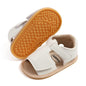 GAISUMMI Baby Girls Sandals Summer Bowknot Infant Crib Shoes Toddler Pu Leather Soft Rubber Sole First Walkers