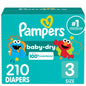 Pampers Diapers - Baby Dry - Size 1, 44 Count, Absorbent Disposable Infant Diaper (Packaging May Vary)