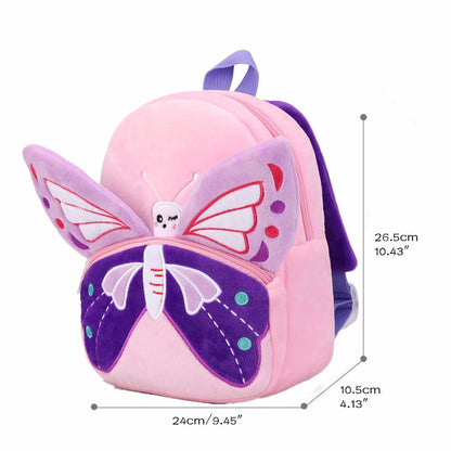 Toddler Backpack for Boys and Girls, Cute Soft Plush Animal Cartoon Mini Backpack Little For Kids 2-6 Years (Cows)