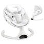 LAREX Baby Swing Infant Swing Electric Toddler Baby Rocker Portable for Newborn Boy Girl, 5 Sway Speeds with Remote Control, 10 Preset Melodies and Bluetooth, 0-6 Months Max 20 Lbs (Pink)
