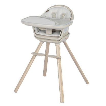 Maxi-Cosi Moa 8-in-1 High Chairs for Babies and Toddlers, Machine Washable Infant High Chair, Compact, Convertible High Chair Lightweight Design, Classic Slate