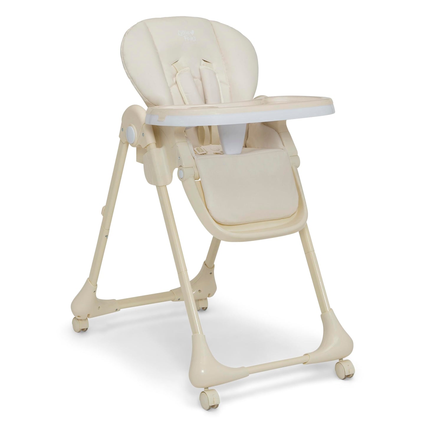 Delta Children Little Folks 2-in-1 SlimFold High Chair for Babies and Toddlers, Sage Green