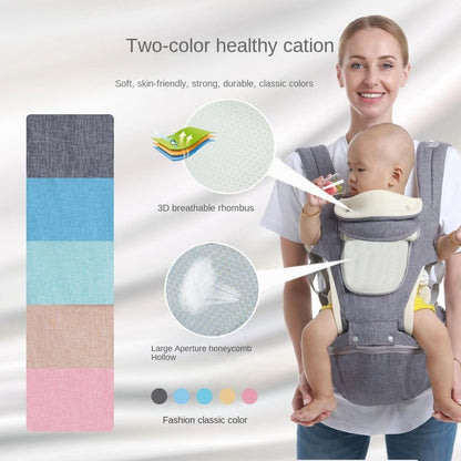 Baby Carrier 3-in-1 Ergonomic Infant Carrier Soft Baby Holder 3 to 36 Months,4 Season/All Seasons,Newborn to Toddler with Hood All Position Baby Hipseat (Pink)