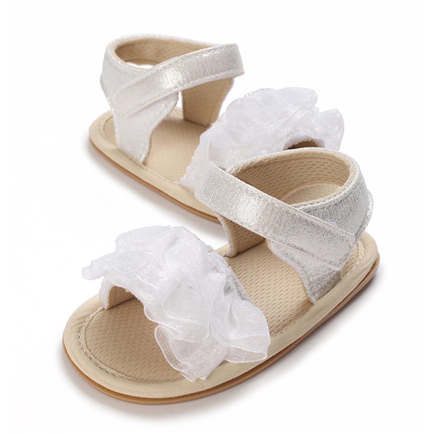 Baby Girl Sandals Summer Crib Shoes Bowknot Soft Sole Infant Girls Princess Dress Flats First Walker Shoes